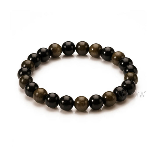 Golden Obsidian Natural Stone Bracelet
