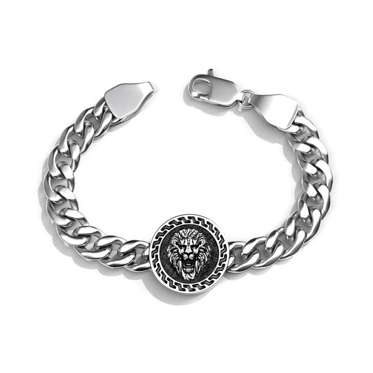 Leo Bracelet | 925 Sterling Silver, Rhodium Plating & Matte Finish