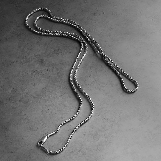 Maori Chain | 925 Sterling Silver, Rhodium Plating & Glossy Finish
