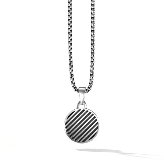 Orbion Pendant | 925 Sterling Silver, Rhodium Plating & Glossy Finish