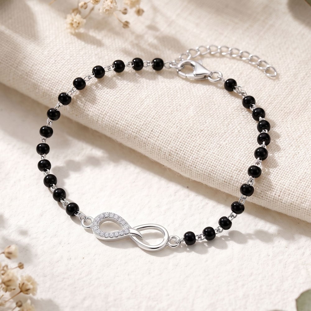 925 Silver Anant Mangalsutra Bracelet