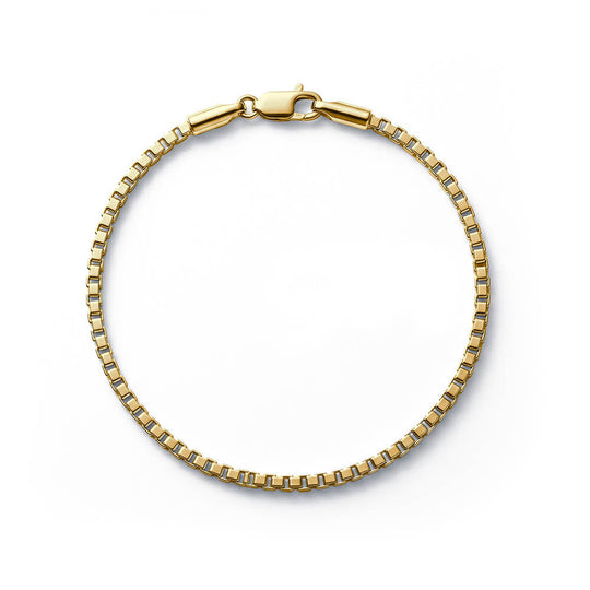 925 Silver Box Chain Bracelet - 2.5 mm