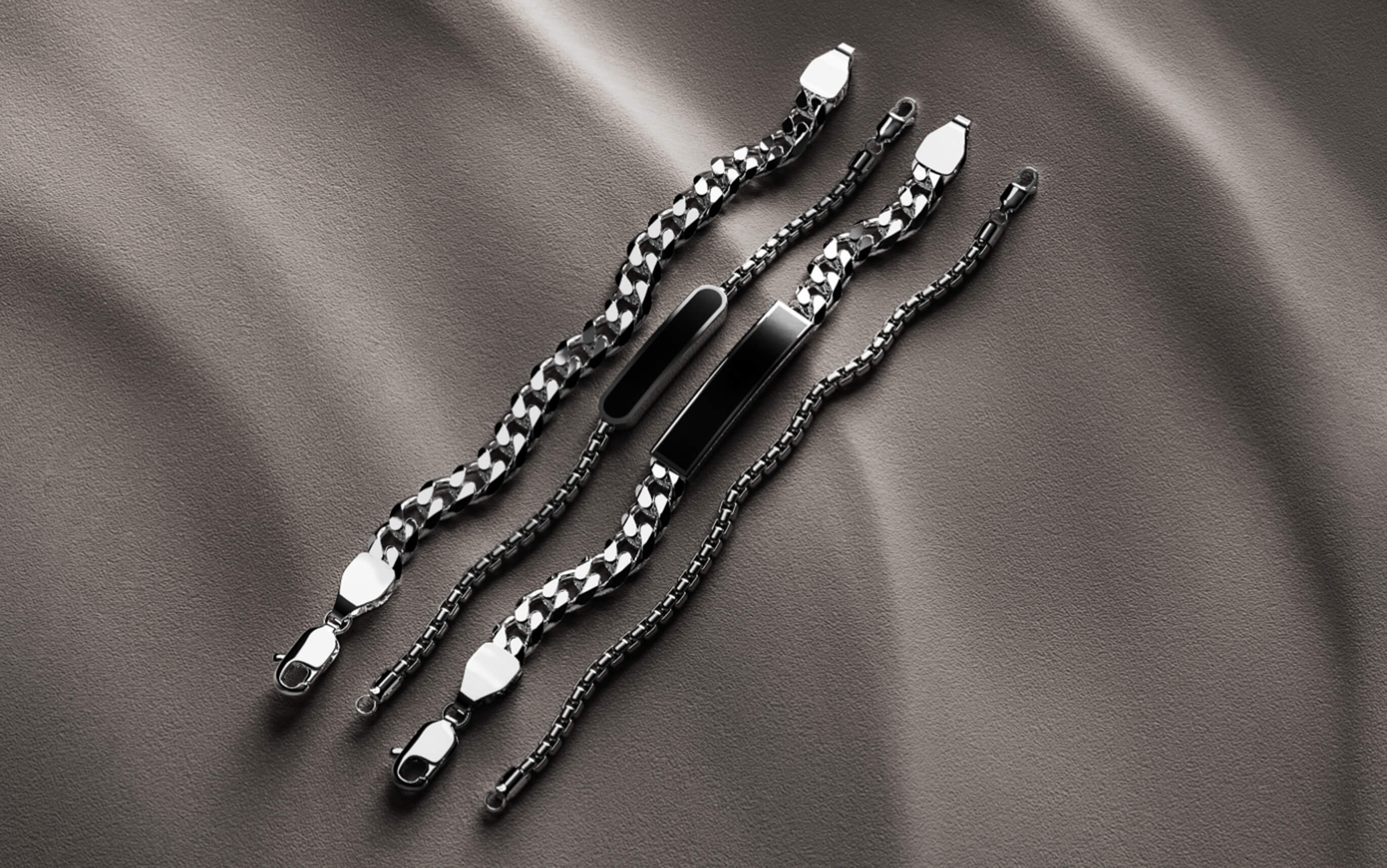 Silver Bracelets For Men 