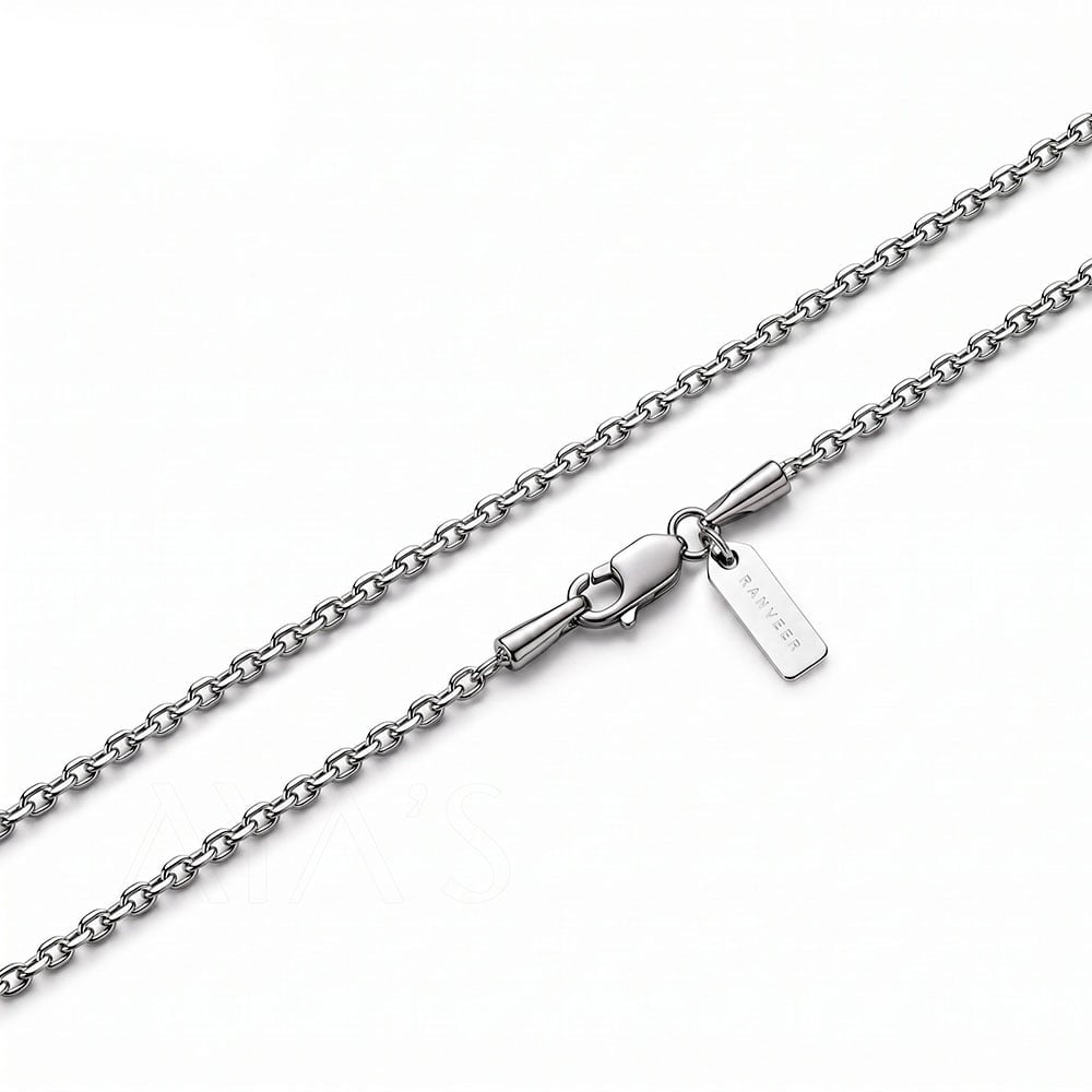 925 Silver Personalised Cable Chain - 2.5 mm