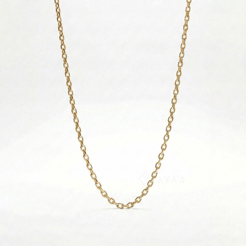 Buy 925 Silver Cable Chain - 2.5 mm Online - AYA'S