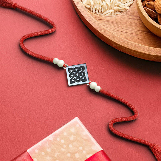 Silver Eternity Knot Rakhi | 925 Sterling Silver
