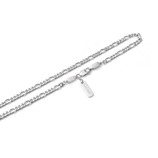 925 Silver Personalised Figaro Chain - 3 mm