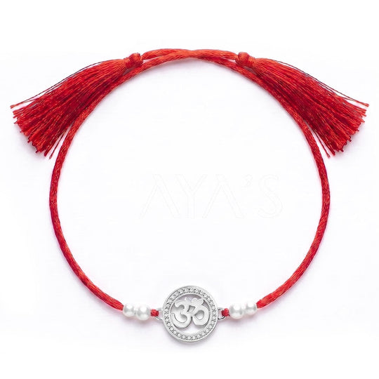 Demifine Iced Halo Om Rakhi