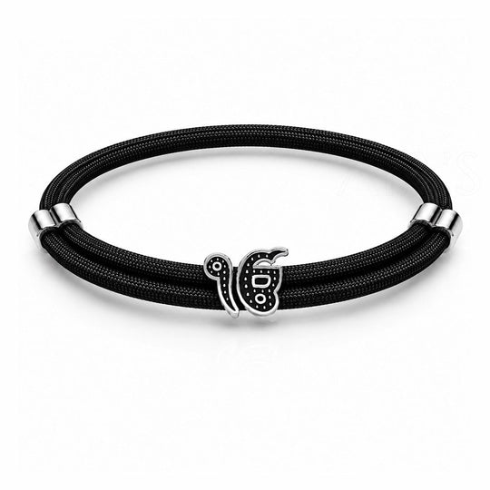 Ik Onkar Bracelet | 925 Sterling Silver, Premium Paracord, Rhodium Plating & Glossy Finish