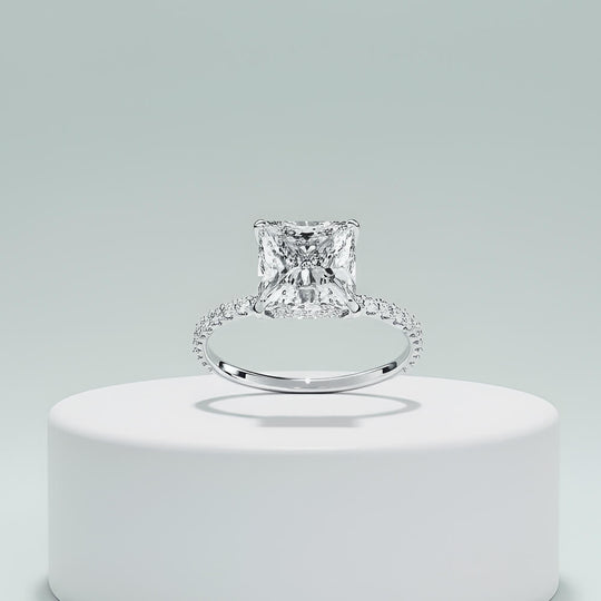 Silver Liora Solitaire Ring