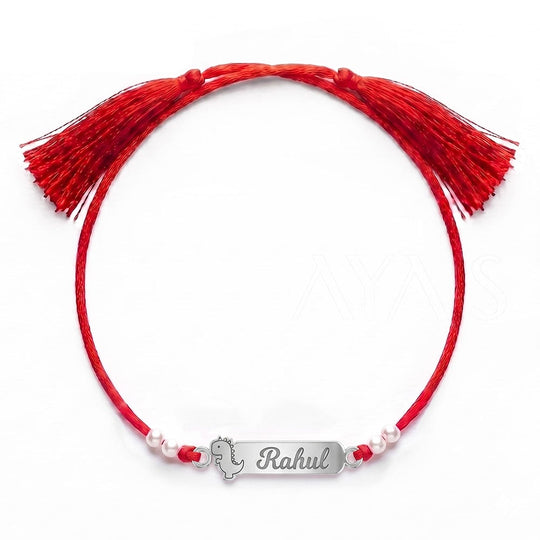 Demifine Personalised Adventure Dinosaur Kids Rakhi