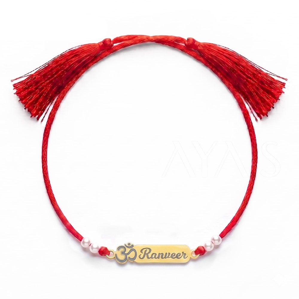 Demifine Personalised Divine Om Rakhi