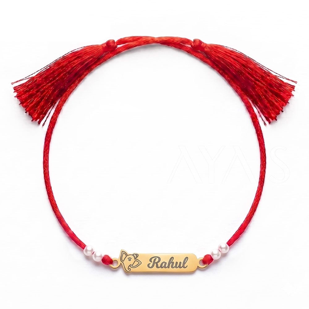 Demifine Personalised Ganesh Ji Rakhi