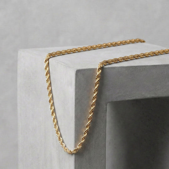 925 Silver Rope Chain - 3 mm