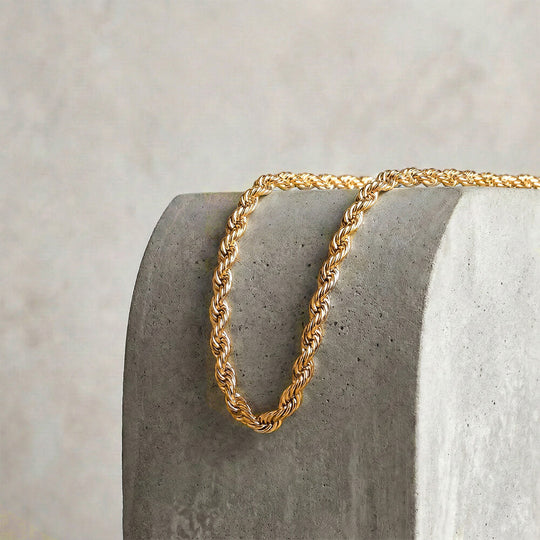 925 Silver Rope Chain - 4 mm