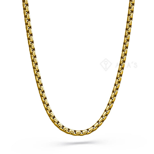 Roque Chain | 925 Sterling Silver, Rhodium Plating & Glossy Finish