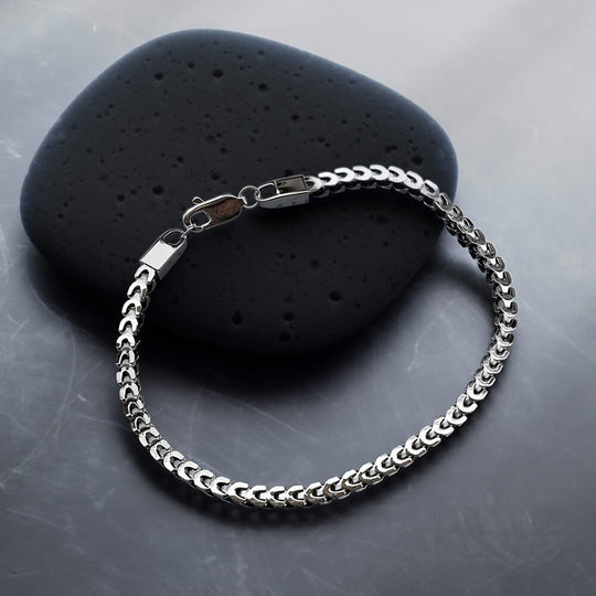 Shae Bracelet | 925 Sterling Silver, Rhodium Plating & Glossy Finish