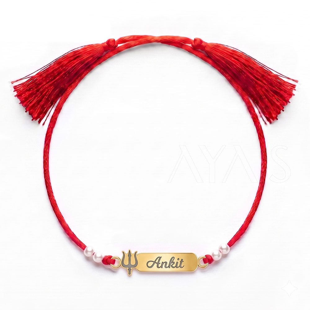 Demifine Personalised Trishul Rakhi