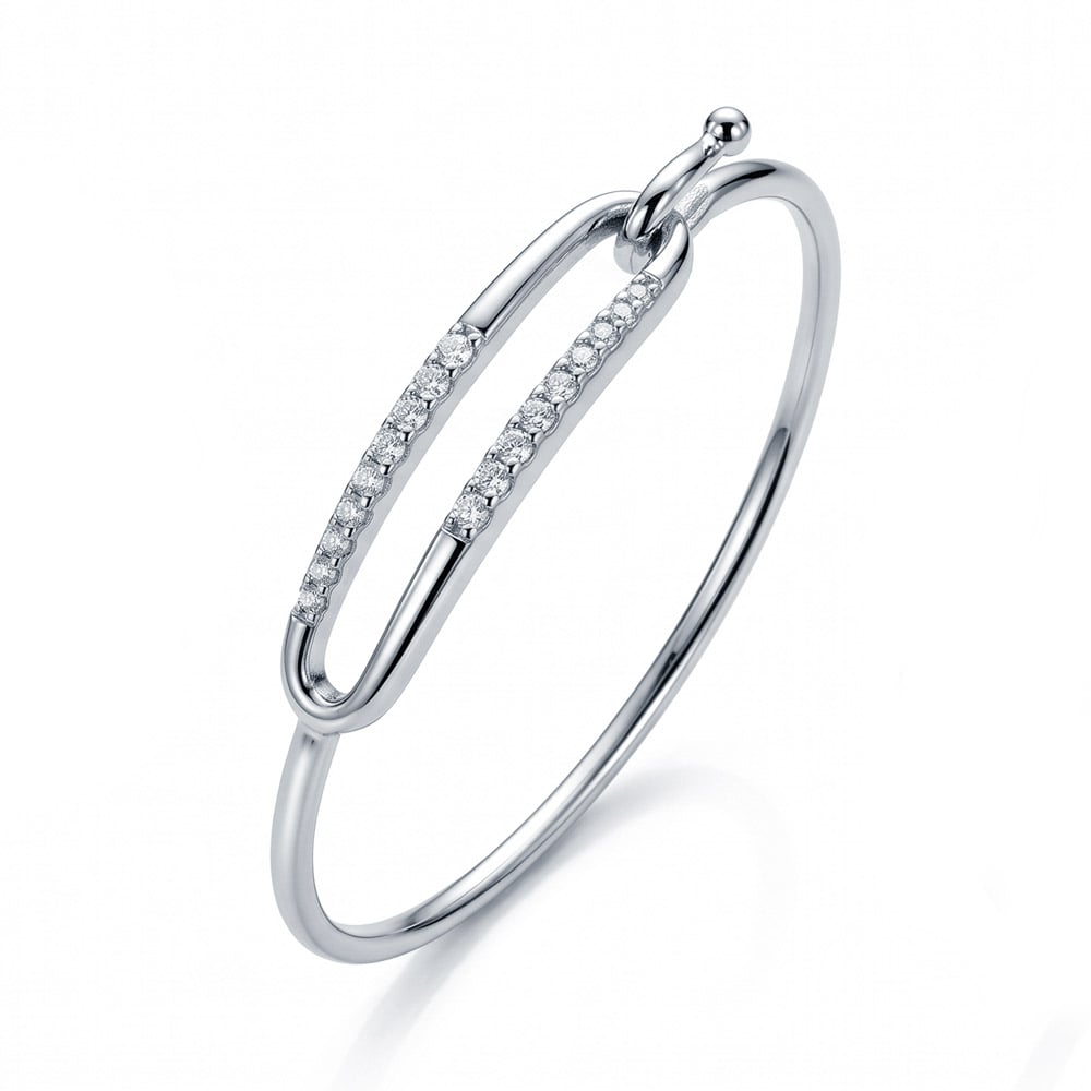 925 Silver Vritti (वृत्ति) Spring Kada