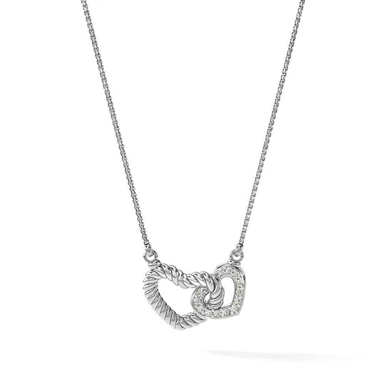 Harriet Pendant | 925 Sterling Silver, AAA Grade Cubic Zirconia, Rhodium Plating & Glossy Finish