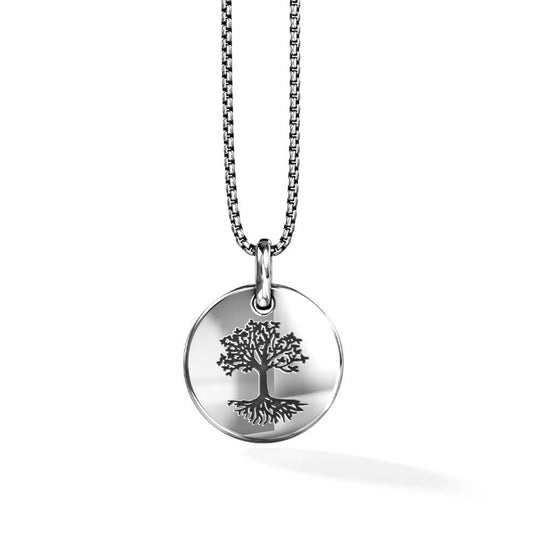 Osvie Pendant | 925 Sterling Silver, Rhodium Plating & Antique Finish